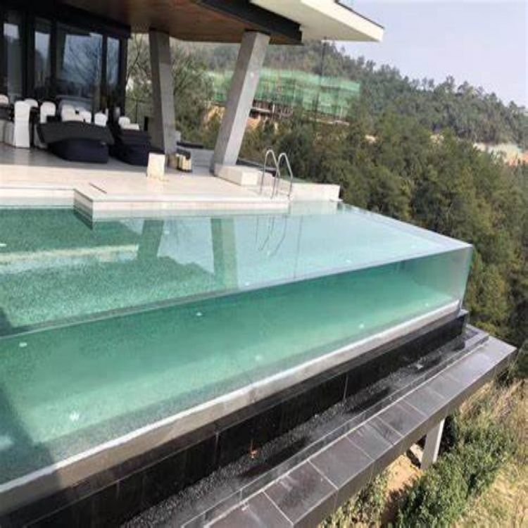 High Brightness Customizable Infinity Acrylic Pool Lateral Garden Clear Acrylic Panels