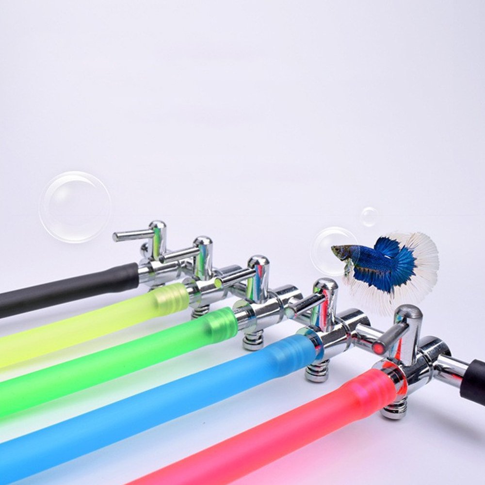 Fish Tank Color Oxygen Tube Aquarium Rainbow Tube Oxygen Pump Special