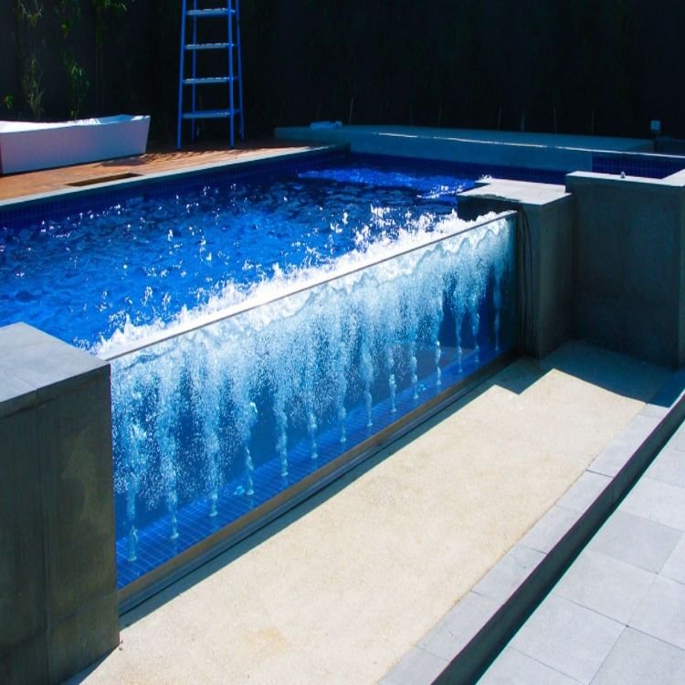 Outdoor Training Diving Movable Steel Structure Acrylic Swimming Pool Lucite Acrylic Material
