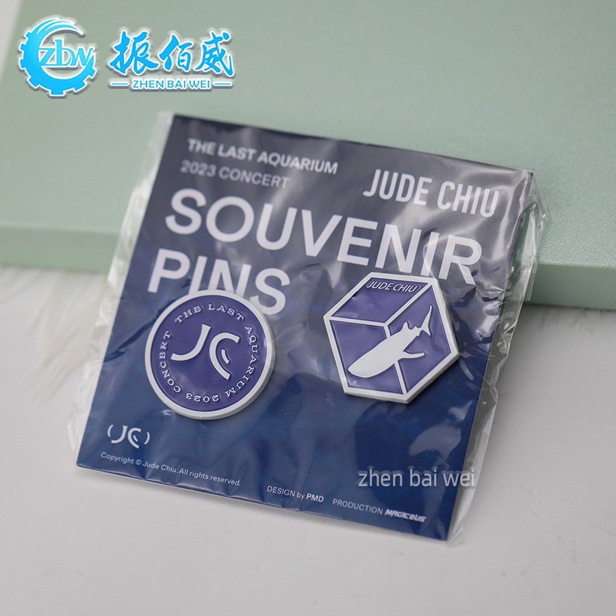 2023 Last Aquarium Concert Metal Soft Enamel Logo Customized Alloy Shaped Cartoon Soft Hard Enamel Memorial Pin Customized