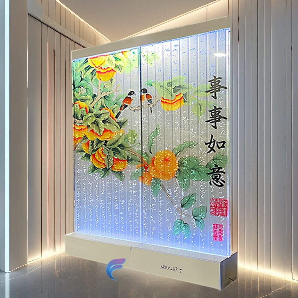 Factory popular water bubble columns for water bubble cylinder and aquariums acrylic pillar waterfall