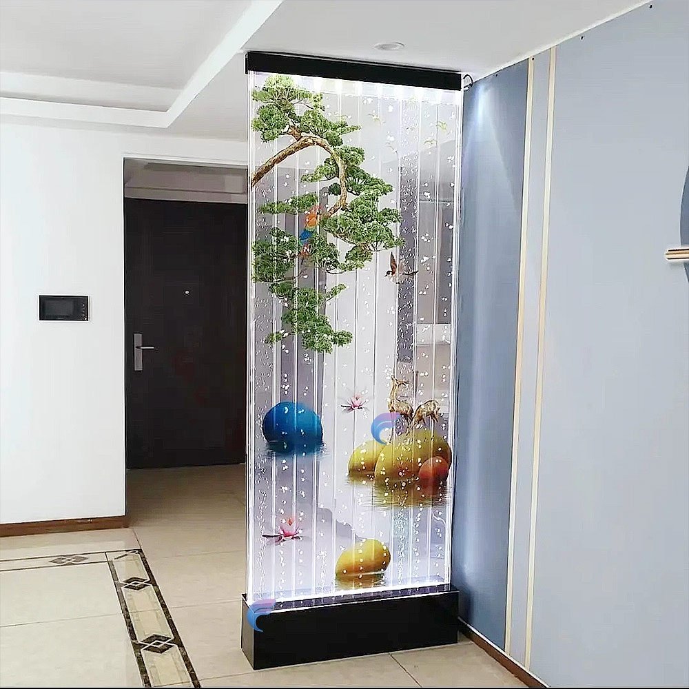 Factory popular water bubble columns for water bubble cylinder and aquariums acrylic pillar waterfall