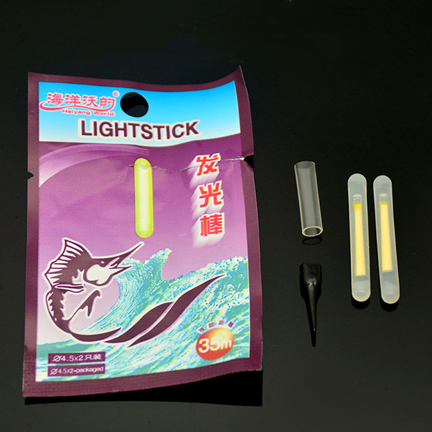 Haiyang World Night Fishing Light Luminous Drift Night Fishing Float Fishing Rod Accessories Stick Diameter 2.9/3.5/4.5mm Carton