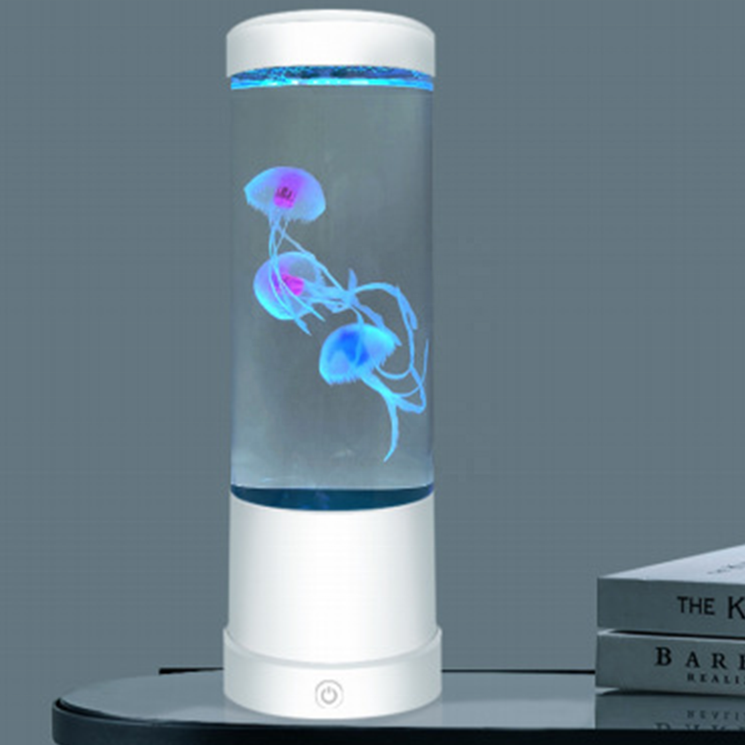 10 Inches LED Fantasy TikTok Lava Lamp USB Electric ABS Aquarium Tank Night Mood Light with Remote Control for Room Use