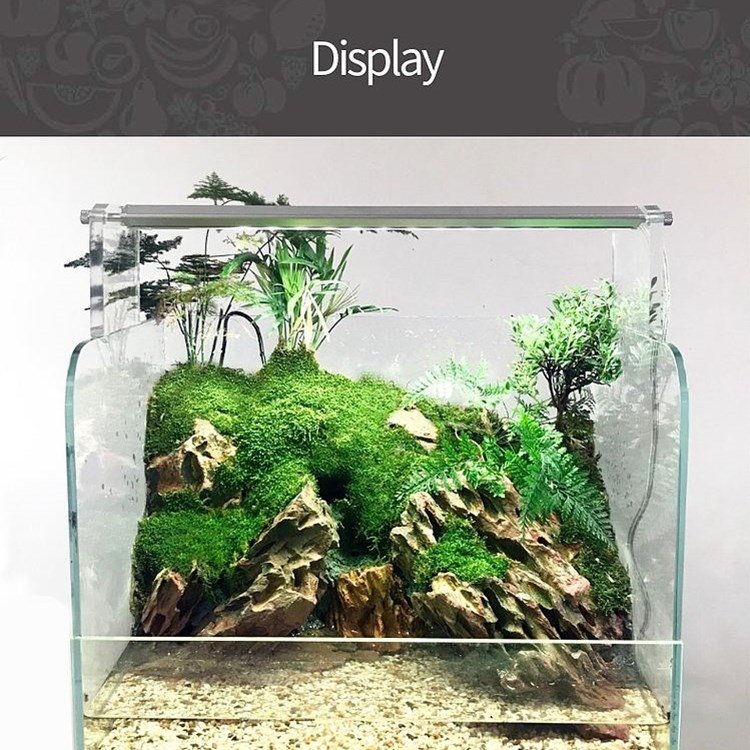 WEEK AQUA 30-130cm Tank APP Control RGB-UV Led Aquarium Light for Nano Tank Fish Tank Light with Timer