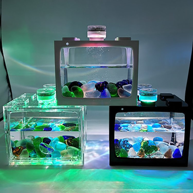 Hot Mini LED Fish Tank Light Aquarium Fish Tank Acrylic Fish Tank