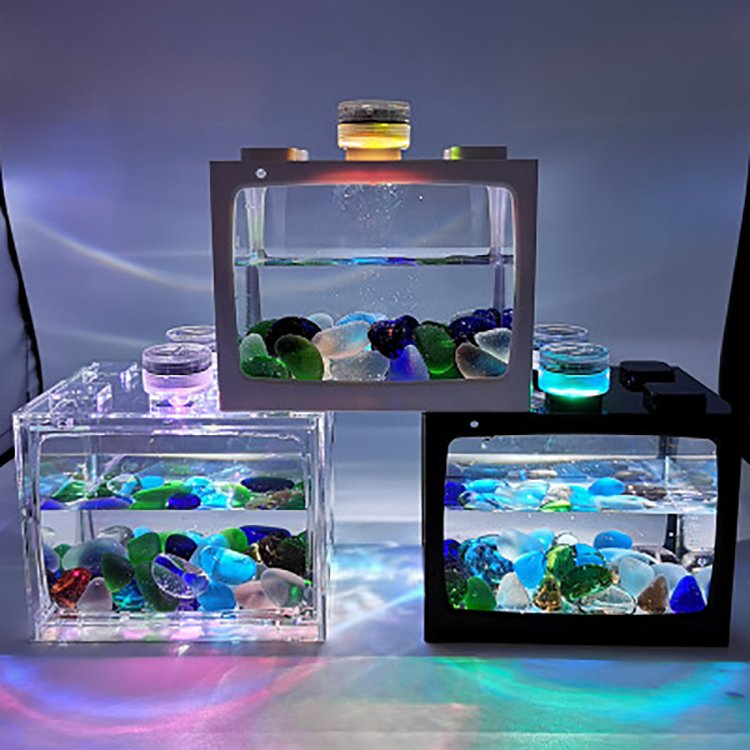 Hot Mini LED Fish Tank Light Aquarium Fish Tank Acrylic Fish Tank