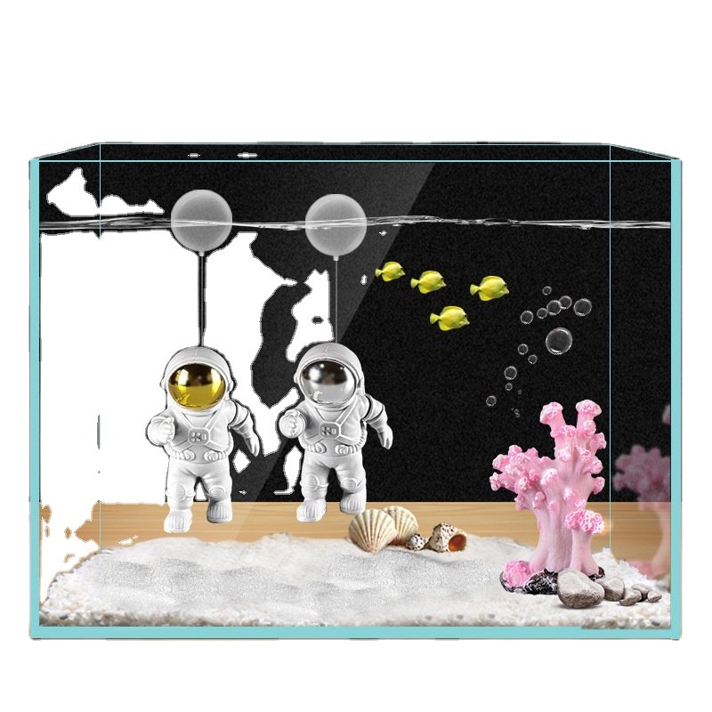 Suspended Astronaut Fish Tank Ornaments Water Floating Astronaut Micro Landscape Aquarium Decorations Accessories