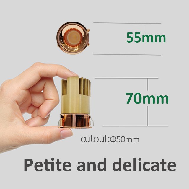 Energy Saving Round Recessed LED Downlight Good Price Anti-Glare Adjustable COB Ceiling Spotlight Premium Aluminium
