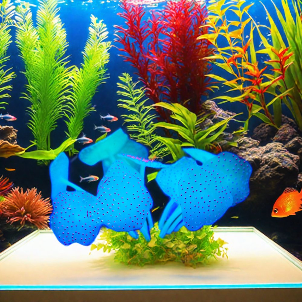 Fish Tank Ornament Artificial Coral Reef Aquarium Decoration Simulation Water Grass Mushroom