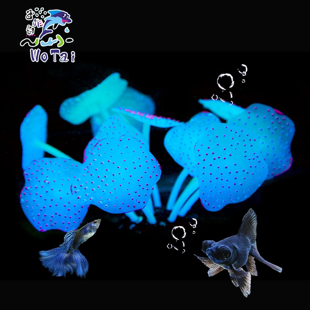 Fish Tank Ornament Artificial Coral Reef Aquarium Decoration Simulation Water Grass Mushroom
