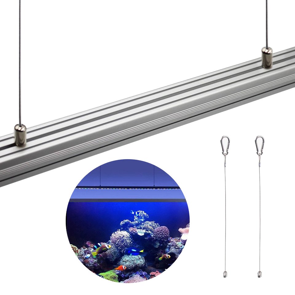Liweida Dimmable LED Aquarium Light 60/90/120/150 cm Timing Bar Grow Light for Fish Tank 8/10/12H Aquarium Lamp