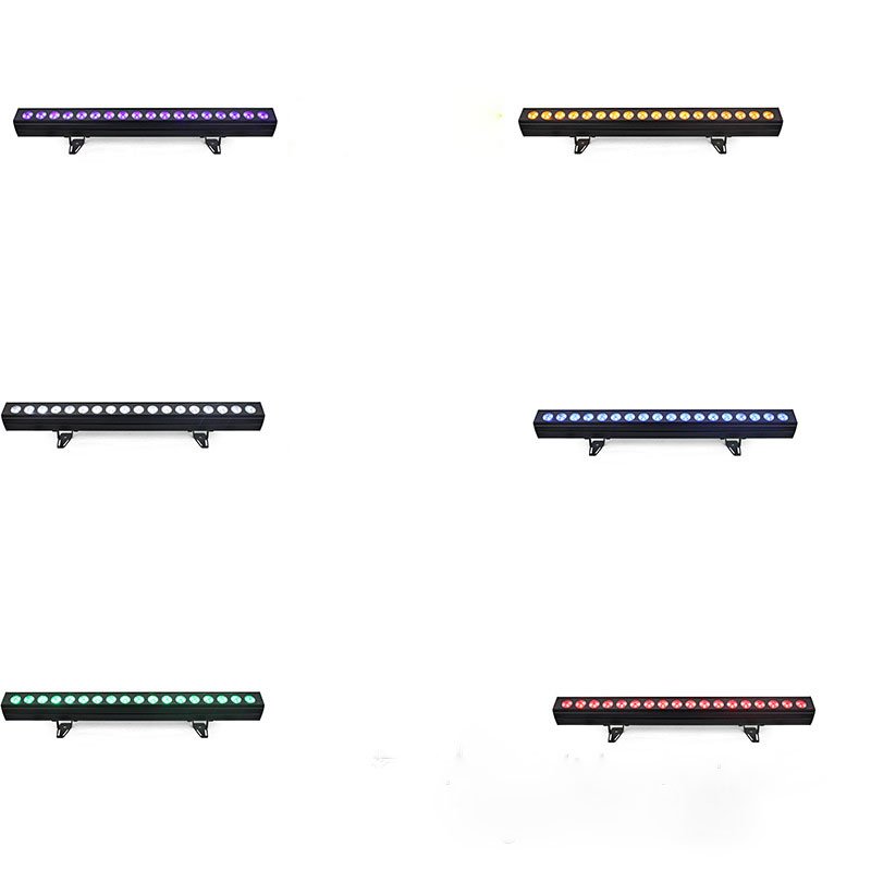Cheap 18 Led Wall Wash Lights With Rainbow Colors RGBW 4in One 18x10w Led Wall Washer For Indoor Stage Background Lighting Use