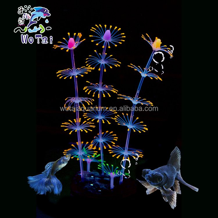 Wholesale Aquarium Accessories Artificial Coral and Fish Tank Plants for Water Features and Landscaping