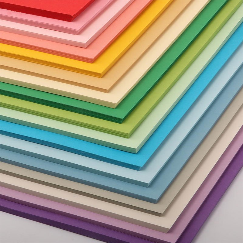 Full open color cardboard thick hard kindergarten 150g large Dutch color card painting DIY model background