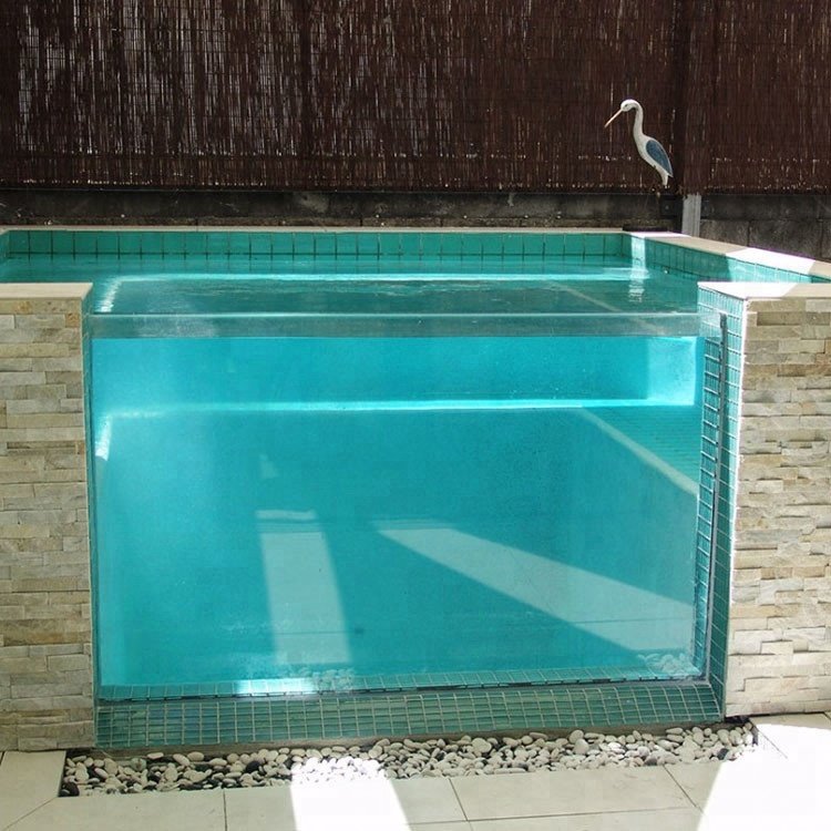 Clear custom size and color thick acrylic sheet for swimming pool