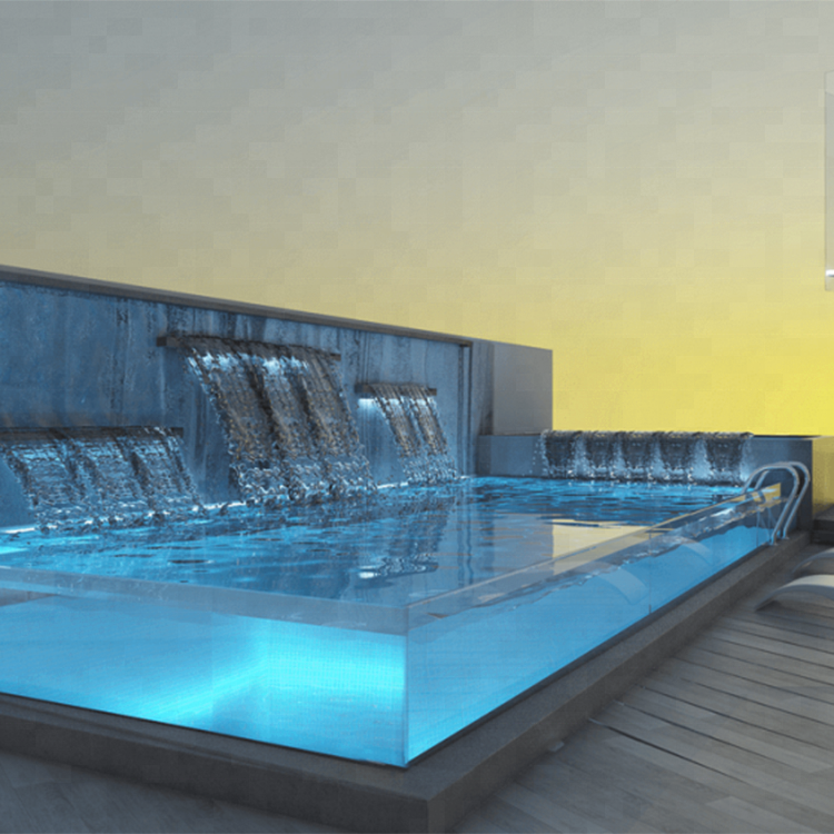 Clear Acrylic pool wall Panels for swimming pool