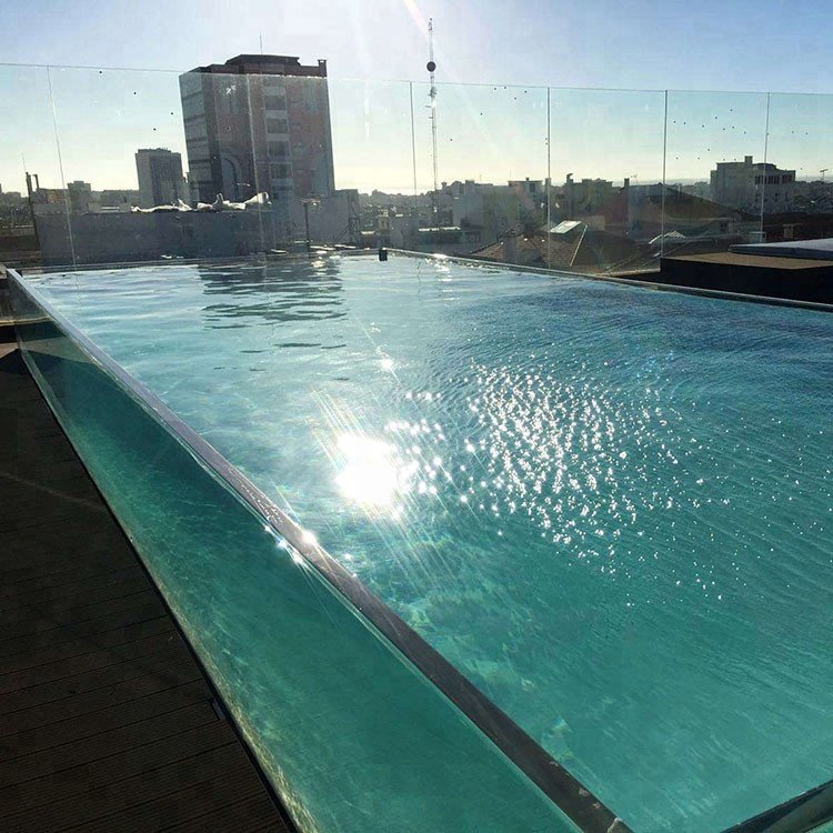 Clear Acrylic pool wall Panels for swimming pool