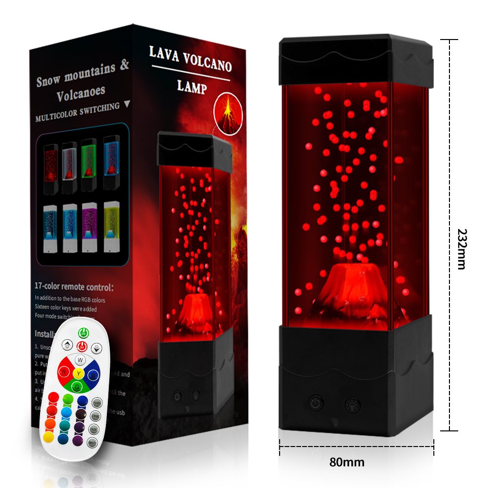 NEW Wholesale Custom Brand Unique Design Led Metal Motion Rocket Table Lava Lamp aquarium, Decorative Lava Night Light