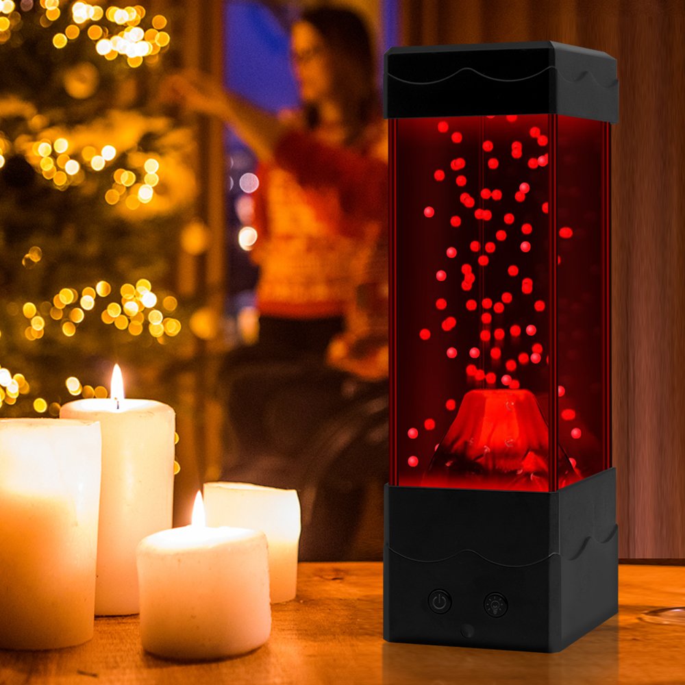 NEW Wholesale Custom Brand Unique Design Led Metal Motion Rocket Table Lava Lamp aquarium, Decorative Lava Night Light