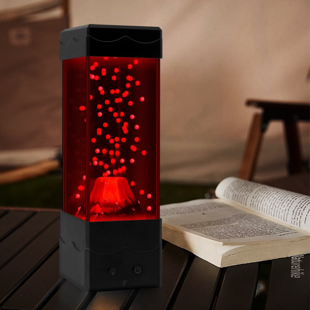 NEW Wholesale Custom Brand Unique Design Led Metal Motion Rocket Table Lava Lamp aquarium, Decorative Lava Night Light