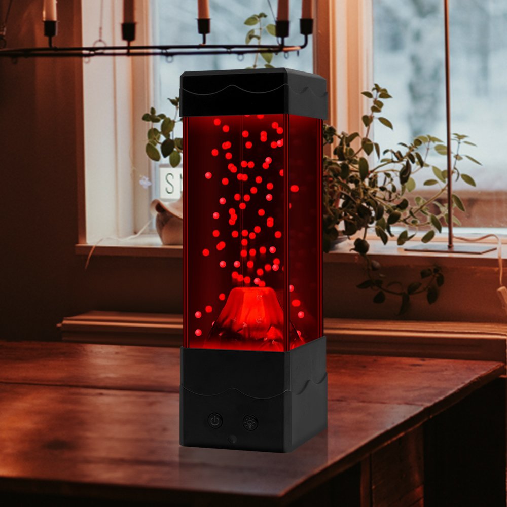 NEW Wholesale Custom Brand Unique Design Led Metal Motion Rocket Table Lava Lamp aquarium, Decorative Lava Night Light