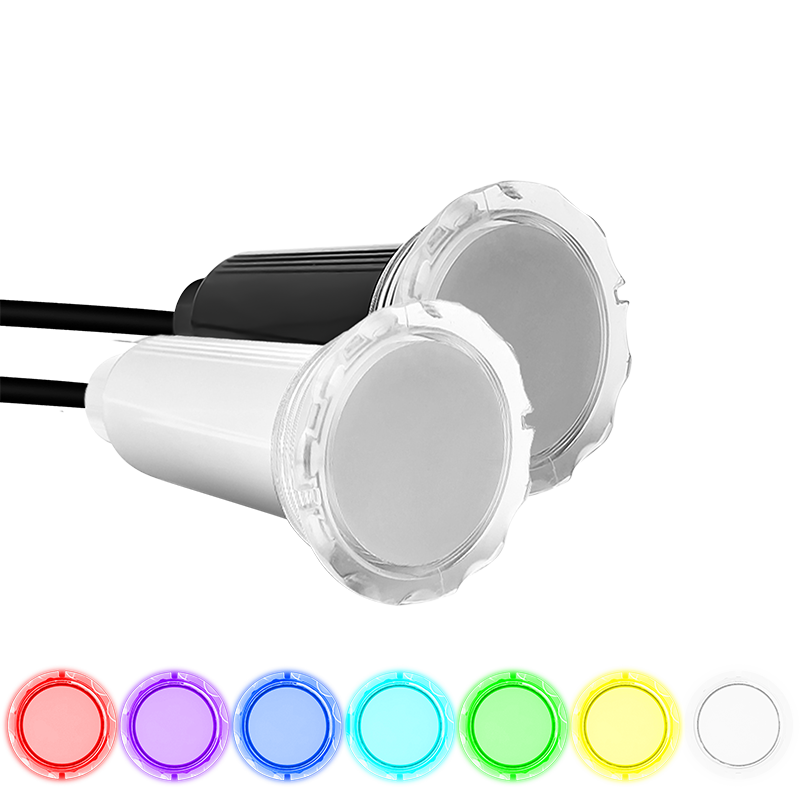 Refined Nicheless Led Pool Lights Replacement For Pentair Globrite Multi Color Changing 12W 50FT 100FT Swimming Pool Spa Light