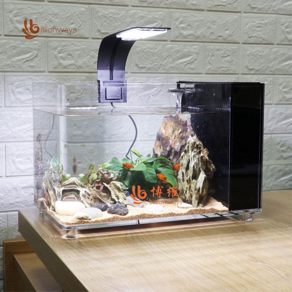 Rectangle Long Size Huge Clear Acrylic Sheet Aquarium Fish Tank Without Top