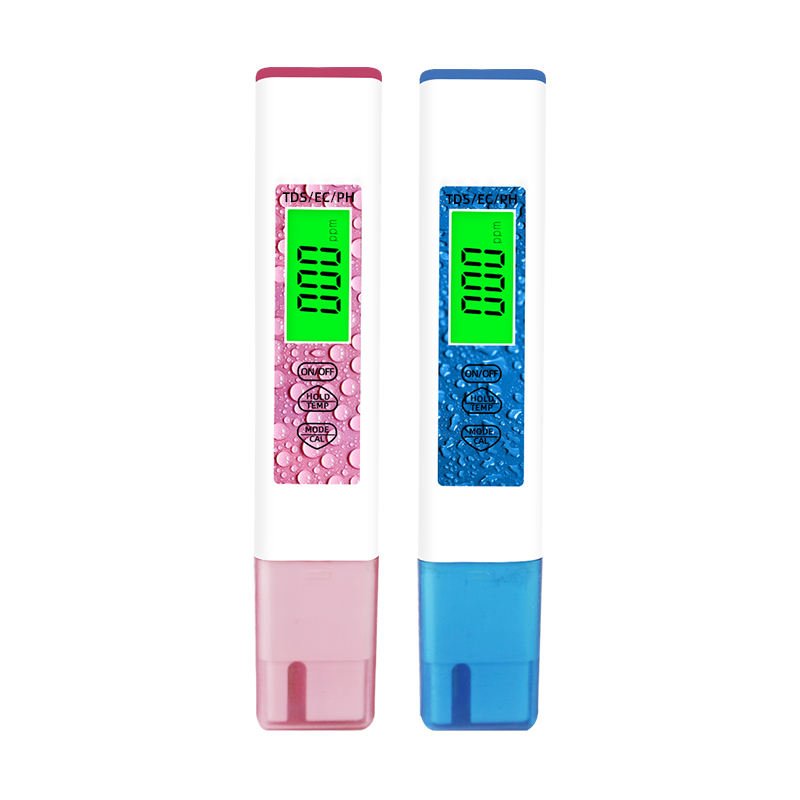 New 4 in 1 Water Quality Test Pen TDS EC PH TEMP Meter For Home Swimming Pool Aquaculture