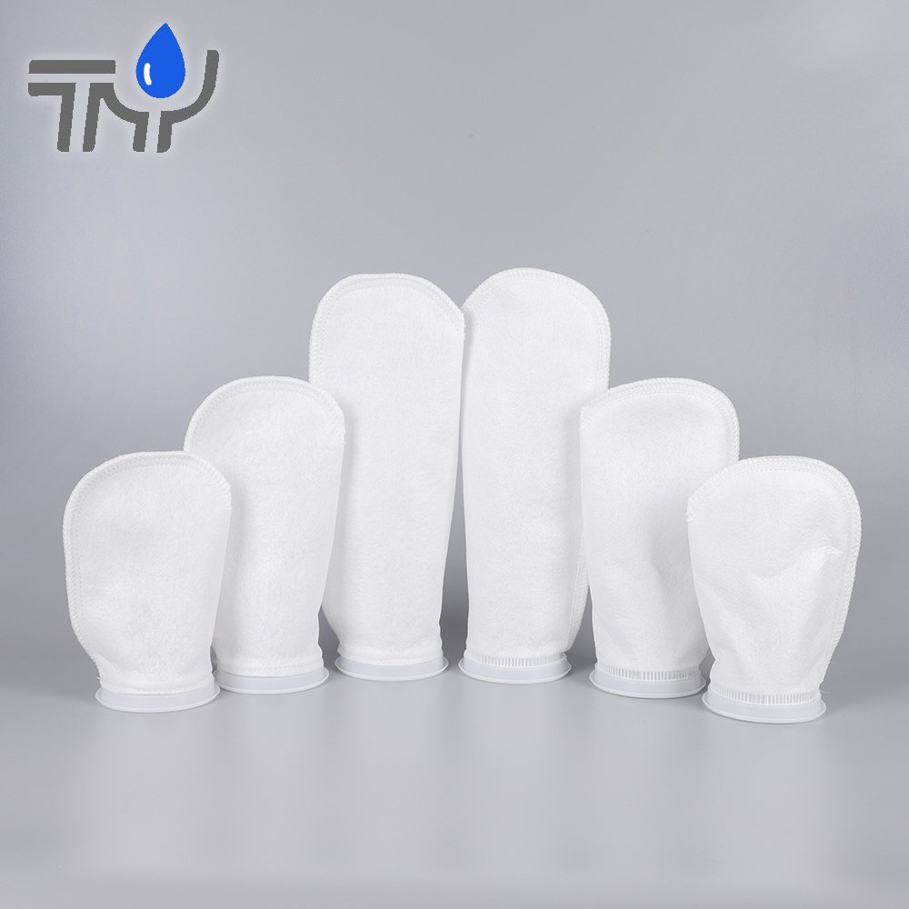 4"X14" High Quality 200 micron water felt filter sock Aquarium filter sock liquid filter bag