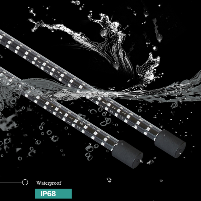Zaohetian 5050 Red arowana led aquarium light super red arowana lamp three row fish tank viewing light