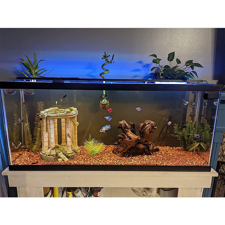 Fullgain IP68 Waterproof Auto On Off Fish Tank Light LCD Monitor WRGB 24/7 Lighting Cycle LED Aquarium Light Full Spectrum