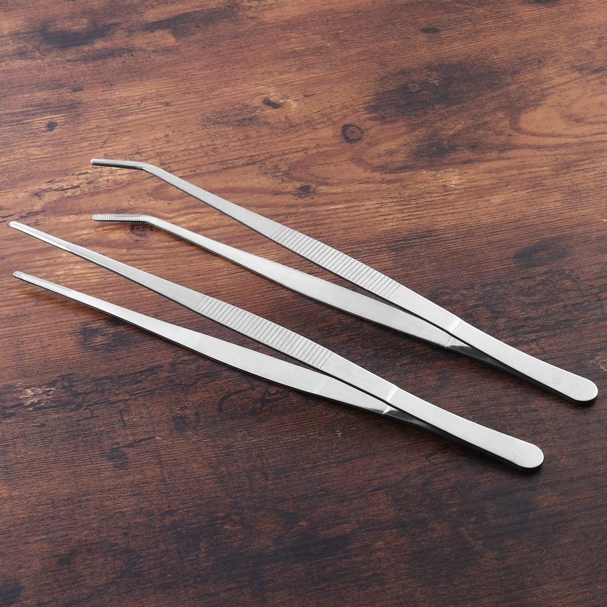 Stainless Steel Straight and Curved Nippers Aquarium Tools Kit Fish Tank Aquatic Plant Tweezers Aquarium Tank AquaScaping Tools
