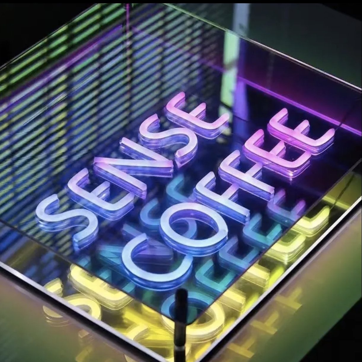 Customized Multi Color Impact Infinated Mirror Sign Letter LED Neon Mirror Sign Illusion Mirror For Indoor Using
