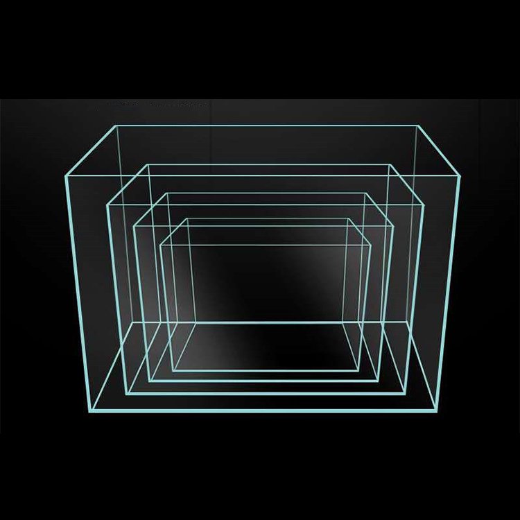 Clear and Transparent Small Aquarium Tank Rubber Strip Uniform White Glass Fish Tank Aquarium Glass