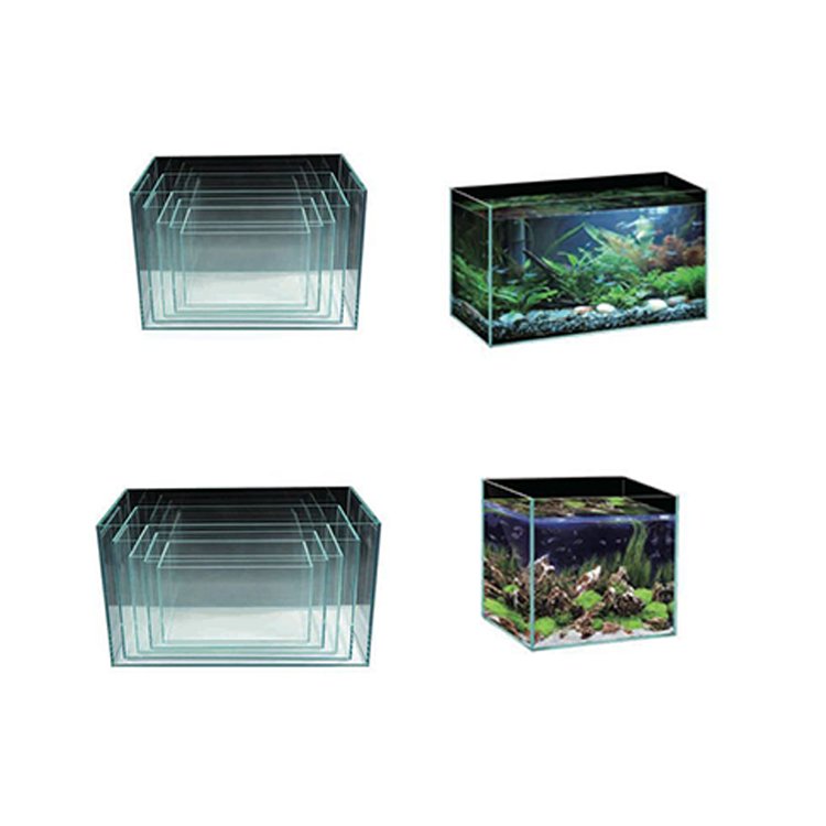 Clear and Transparent Small Aquarium Tank Rubber Strip Uniform White Glass Fish Tank Aquarium Glass