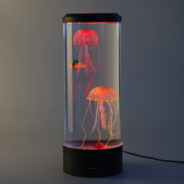 LED Fantasy Jellyfish Lamp Round with Vibrant Color Changing Light Effects The Ultimate Large Sensory Synthetic Jelly Fish Tank