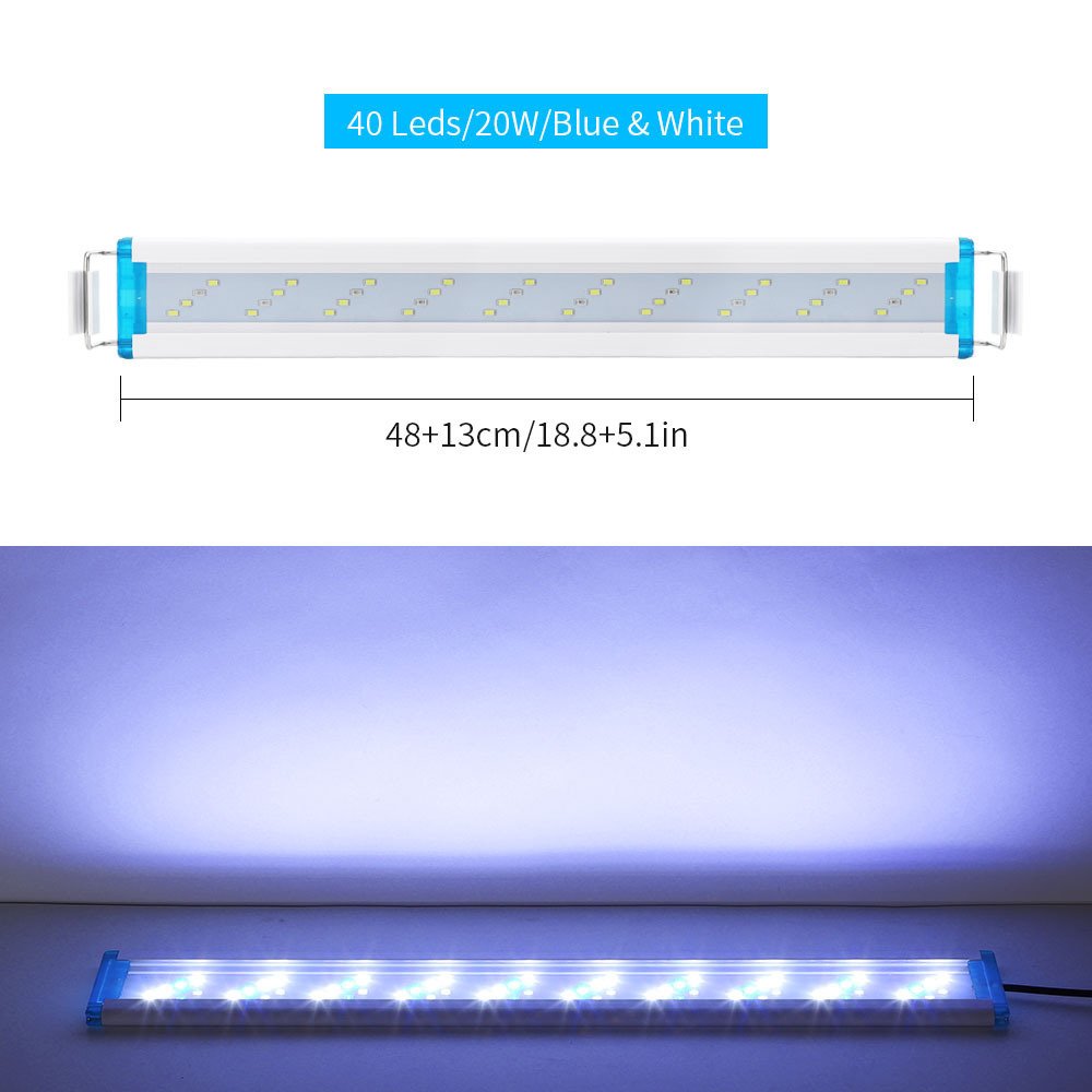 wholesale Led Aquarium Light Ultra-thin Acrylic Aquarium Landscaping Light Fish Tank Bracket Marine Led Lights for Aquarium