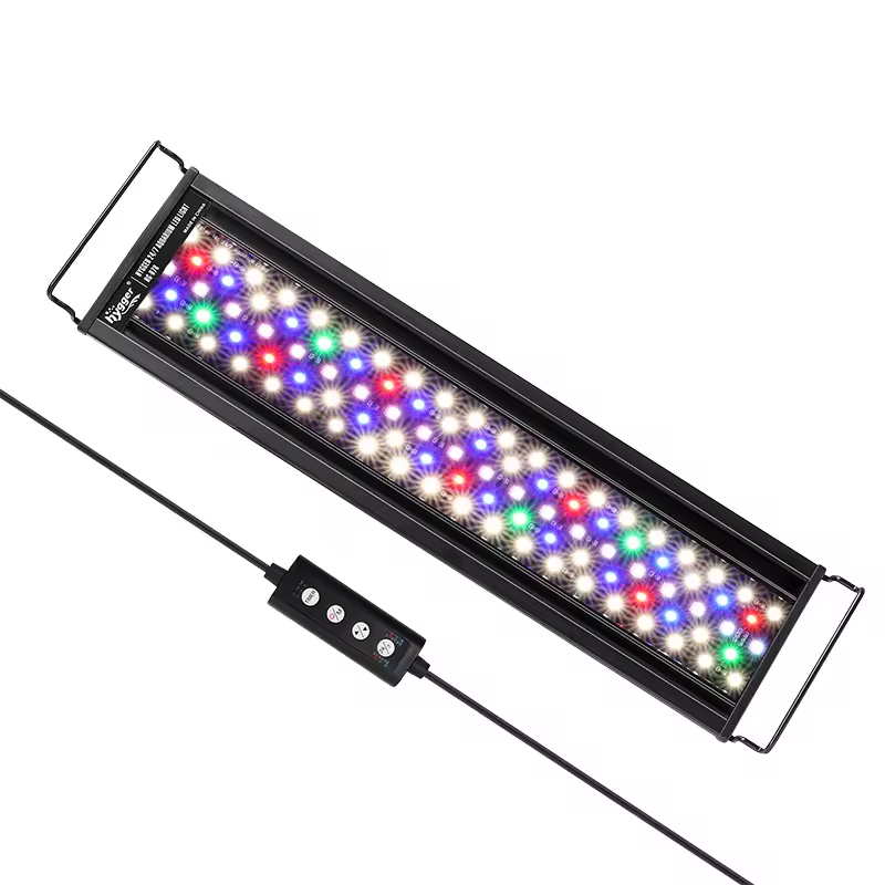 Aquarium LED Light Ultra-Thin Full Spectrum Fish Tank Light with Timer function&Adjustable Brightness light