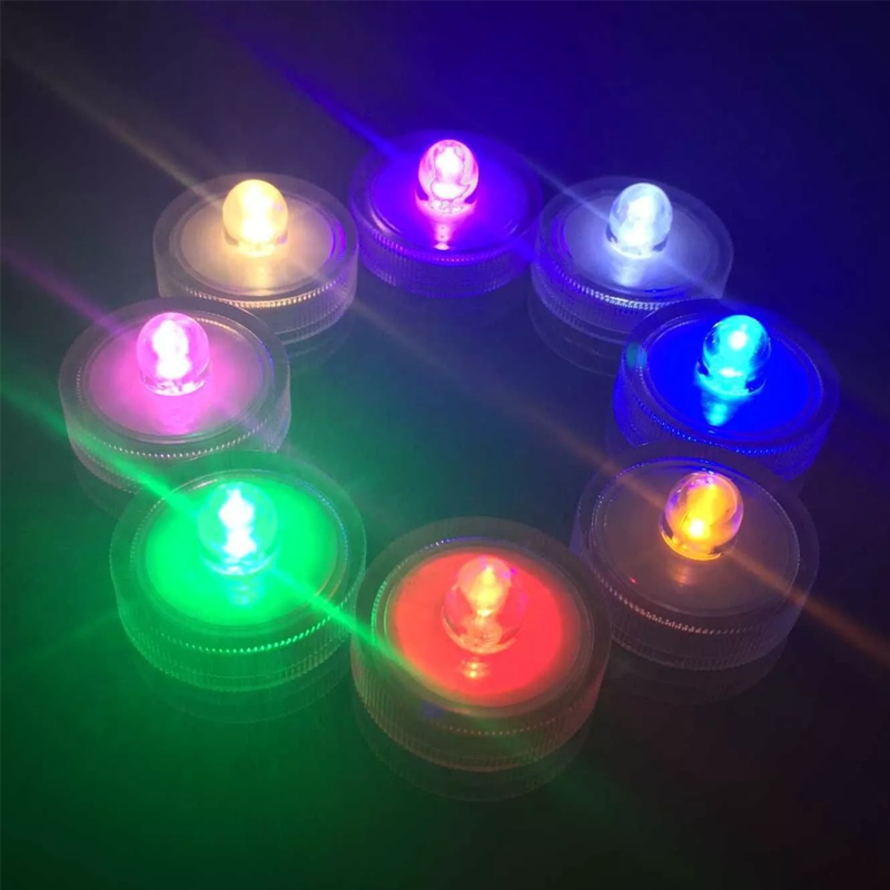 Waterproof LED lights, aquarium viewing lighting, candle lights, waterproof building blocks, fish tank lights, fighting fish