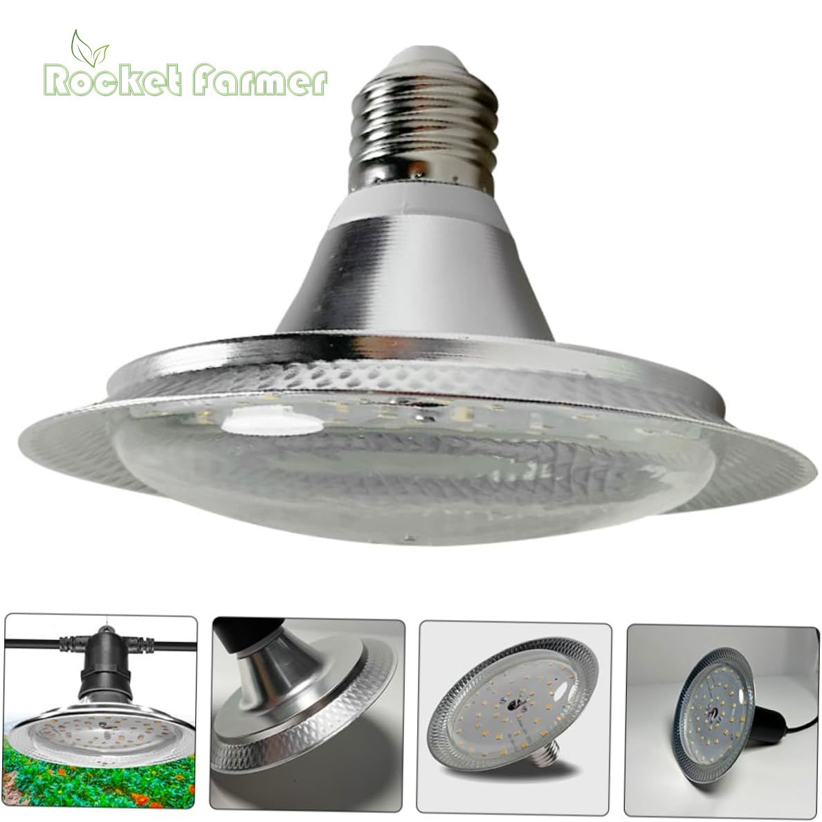 Plant Growth Light Green Vegetable Greenhouse Full Spectrum Plant Supplementary Light E27 18W 96 LED Dragon Fruit Fill Light