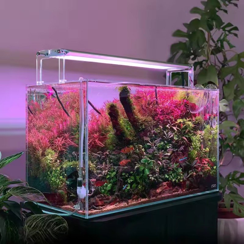 WEEK AQUA 30cm-140cm Aquarium Landscape Light APP Control Fish Tank Led Aquarium Light For Aquariums Accessories
