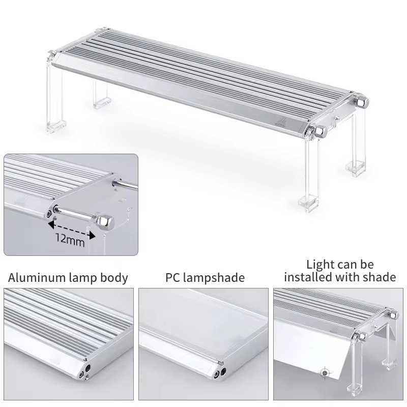 WEEK AQUA 30cm-140cm Aquarium Landscape Light APP Control Fish Tank Led Aquarium Light For Aquariums Accessories
