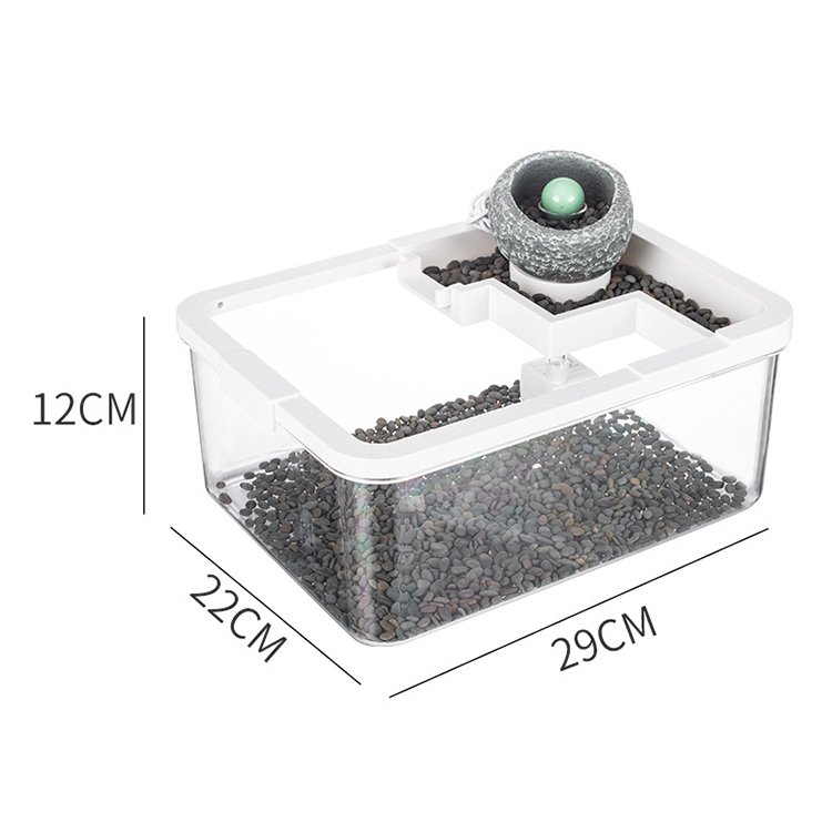 Relaxlines Wholesale usb Aquariums Mini Fish Tank Office Table Led Lighting Small Aquarium Acrylic Fish Tank