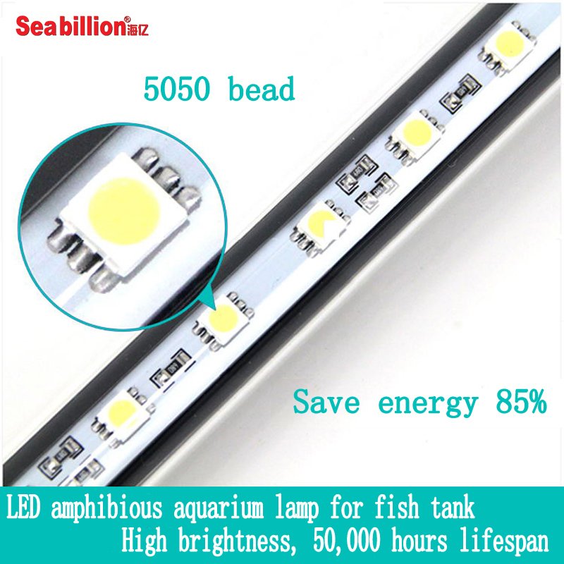 High-quality T4-LED submersible colorful arowana fish tank aquarium lamp with remote control and manual
