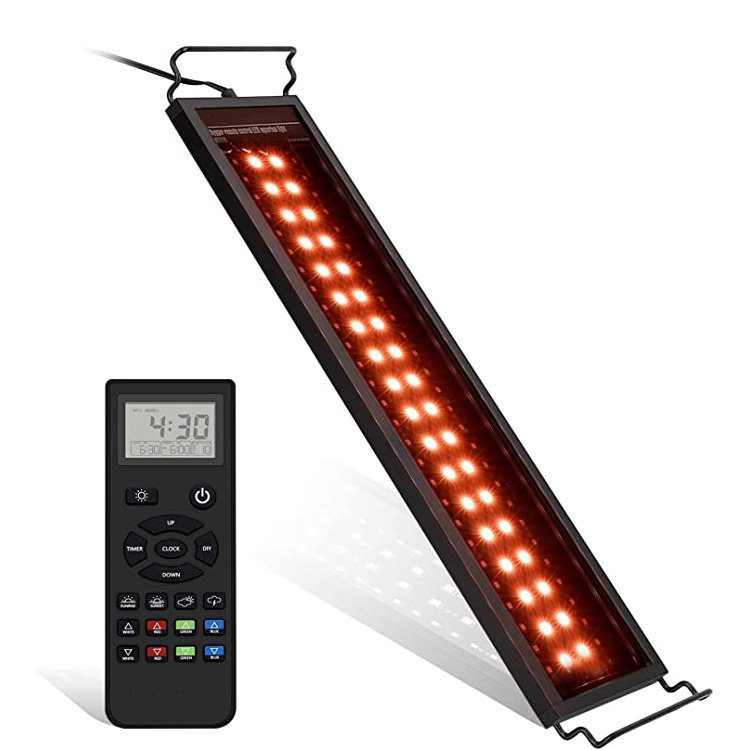 Modern FG158 30cm/45cm/60cm/75cm/90cm/120cm Lighting Full spectrum Fish Tank Remote Control Led Aquarium Light