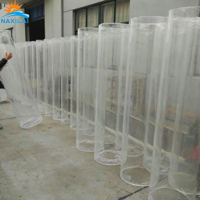 Naxilai China Transparent Plastic Pipe 220mm Diameter Cylinder-Aquarium Large Cylinder Acrylic Aquarium Tank for Sightseeing