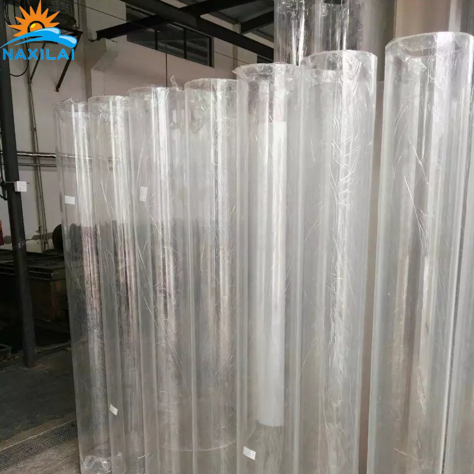 Naxilai China Transparent Plastic Pipe 220mm Diameter Cylinder-Aquarium Large Cylinder Acrylic Aquarium Tank for Sightseeing