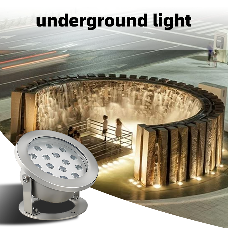 High Quality LED Underwater Light DMX RGB Control 304 Stainless Steel IP68 Waterproof Pool light 6W/12W/15W Fountains Landscape