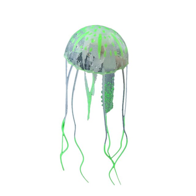Colorful Artificial Glowing Effect Jellyfish Fish Tank Aquarium Decor Mini Submarine Ornament Decoration Aquatic Pet Supplies
